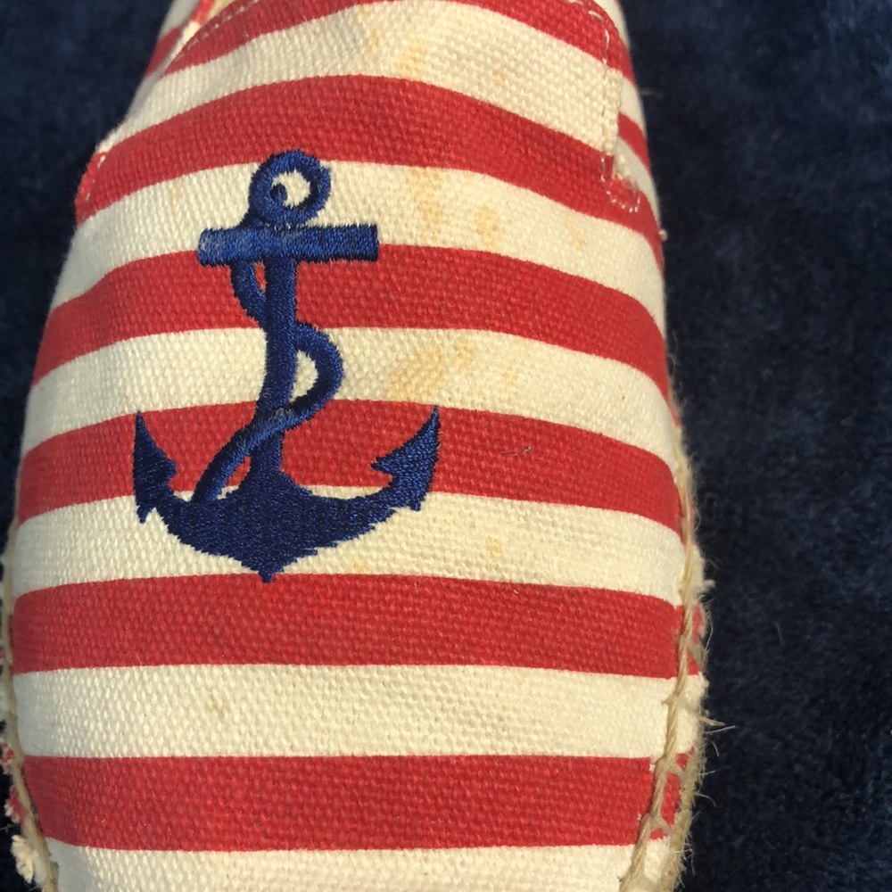 Talbots Nautical Anchor Espadrilles size 7 - Picture 3 of 9